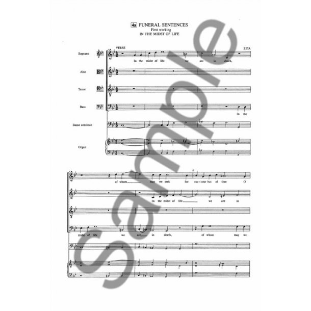 Henry Purcell: In The Midst Of Life