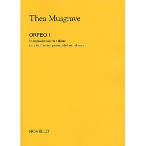 Thea Musgrave: Orfeo I (Flute Part/CD)