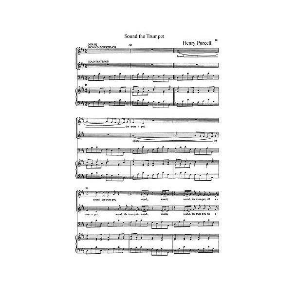 Henry Purcell: Sound The Trumpet (2 Altos)