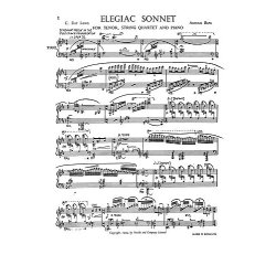 Arthur Bliss: Elegiac Sonnet (Full Score)