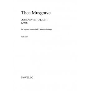 Thea Musgrave: Journey Into Light (Vocal Score)