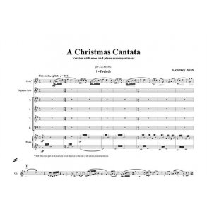 Geoffrey Bush: Christmas Cantata (Score And Oboe Part)