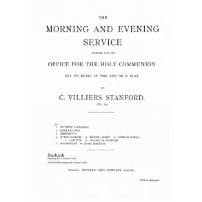Charles Villiers Stanford: Communion Service B Flat Op.10 (Vocal Score)