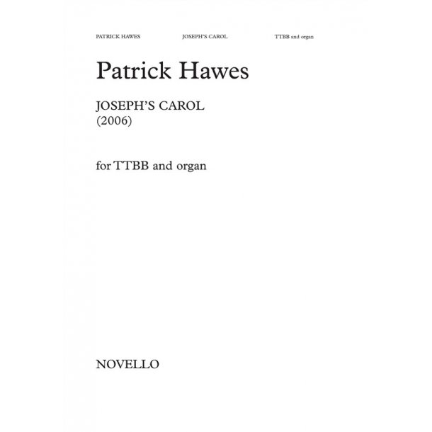 Patrick Hawes: Joseph's Carol