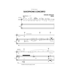 Edward Gregson: Saxophone Concerto (Piano Reduction)