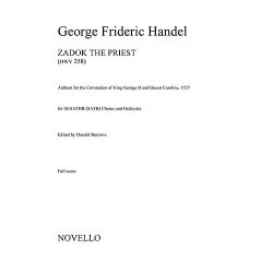 G.F. Handel: Zadok The Priest (Ed. Burrows) - Full Score