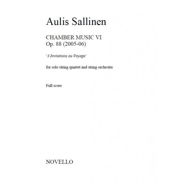 Aulis Sallinen: Chamber Music VI Op. 88