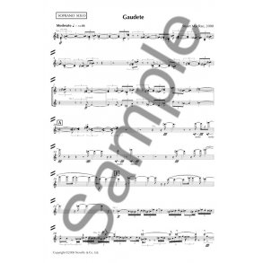 Stuart MacRae – Gaudete (for soprano and orchestra) Vocal Part