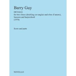 Barry Guy: Details (Score and Parts)
