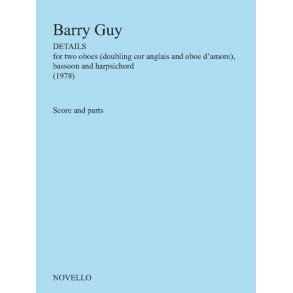 Barry Guy: Details (Score and Parts)