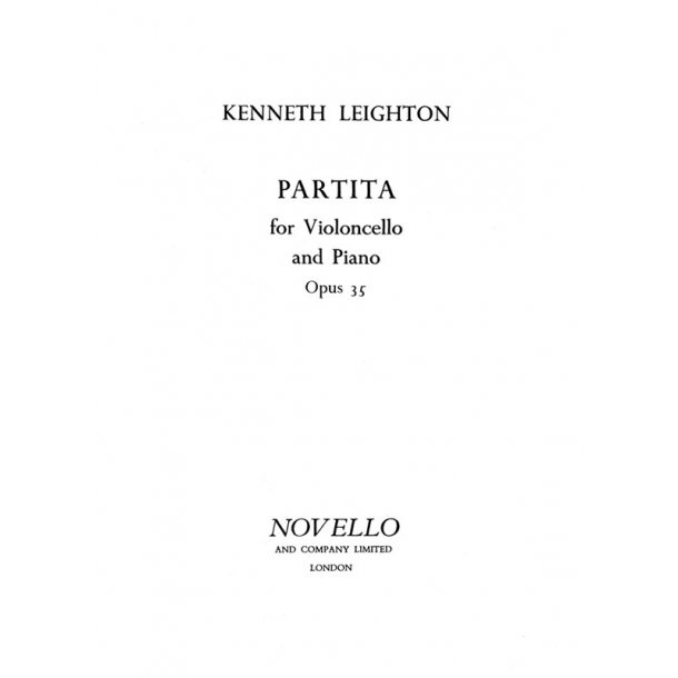 Kenneth Leighton: Partita For Cello And Piano Op.35