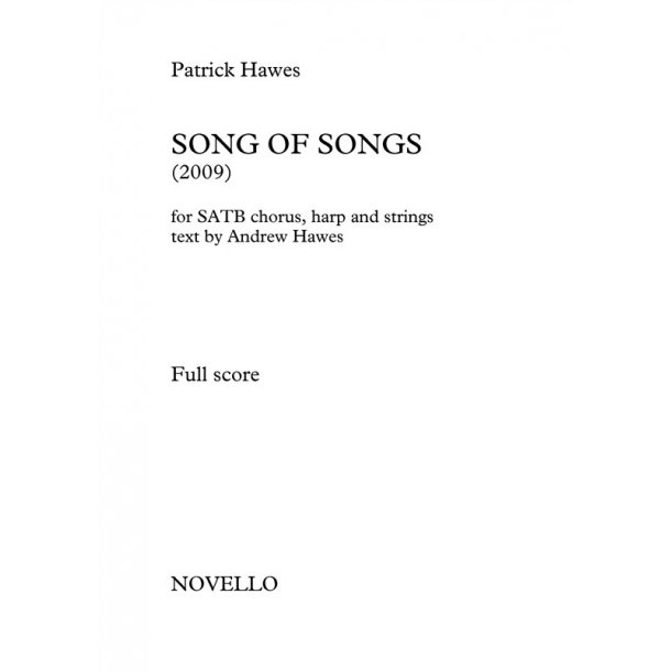 Patrick Hawes: Song Of Songs (Full Score)