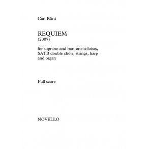 Carl Rutti: Requiem (Full Score)