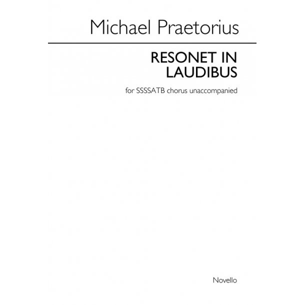 Michael Praetorius: Resonet In Laudibus