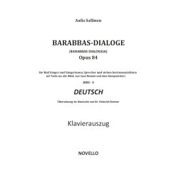 Aulis Sallinen: Barabbas Dialogeja (Barabbas Dialogues) (German)