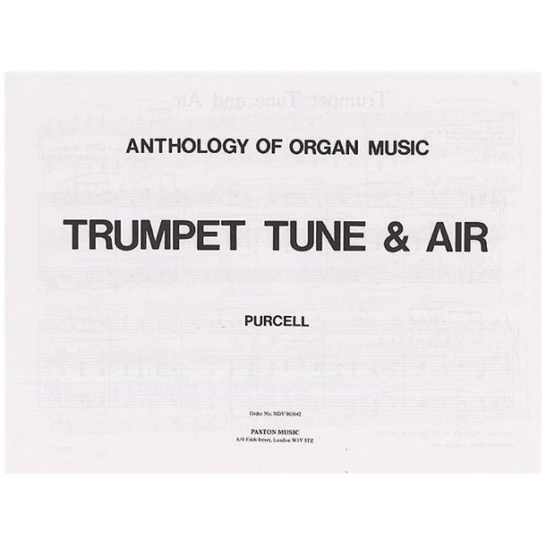 Henry Purcell: Trumpet Tune &amp; Air for Organ