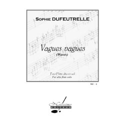 Dufeutrelle Vagues Vagues Alto Flute Book
