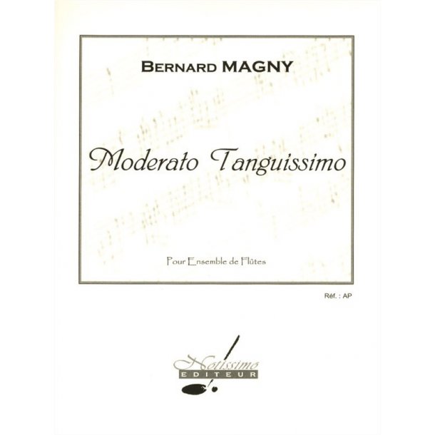 Magny Moderato Tanguissimo Flute Sextet Score/Parts