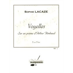 Lacaze Rimbaud Voyelles Sur Un Poeme D'arthur Rimbaud Flute Solo Book