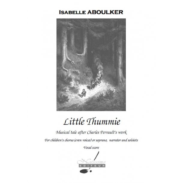 Aboulker Perrault Little Thummie Children's Voices &amp; Piano Book Eng