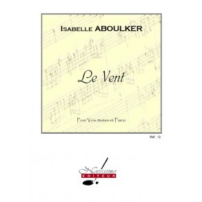 Aboulker Verhaeren Vent Choeur 4 Voix Mixtes Smstb A Cappella