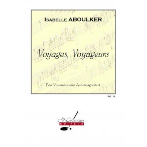 Aboulker Mallet Voyages Voyageurs Satb A Cappella Choral