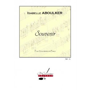 Aboulker Guillevic Souvenir Satb A Cappella Choral
