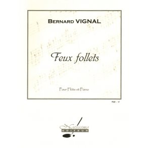Vignal Feux Follets Flute & Piano Book