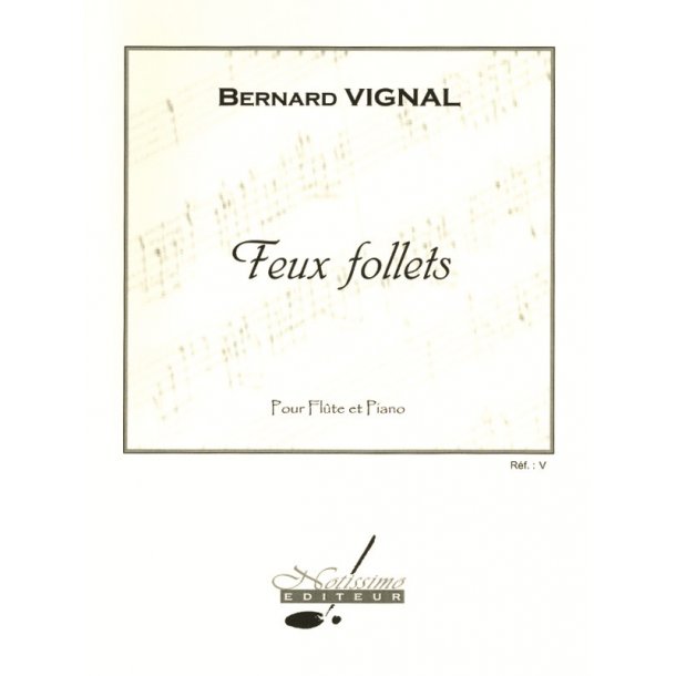 Vignal Feux Follets Flute &amp; Piano Book