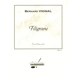 Vignal Filigrane Flute Solo Book