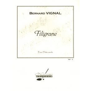 Vignal Filigrane Flute Solo Book