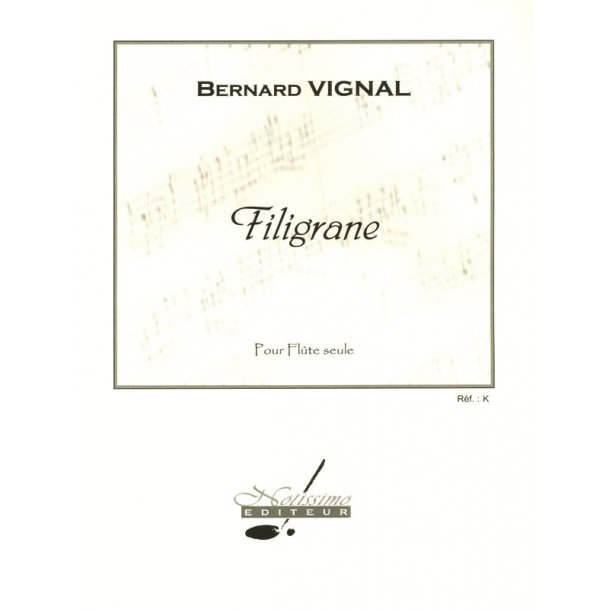 Vignal Filigrane Flute Solo Book