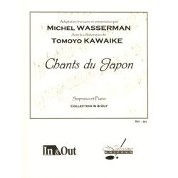 Wasserman Kawaike Chants Du Japon Soprano Solo & Piano Book