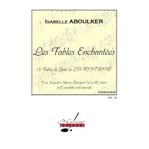 Aboulker La Fontaine Fables Enchantees Smb Choir & Orchestra Score