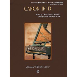 Canon In D, Two Pianos, Four Hands: Late Intermediate