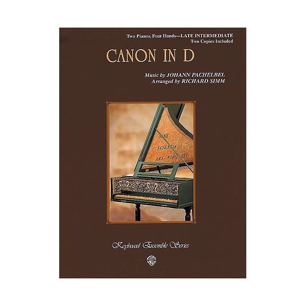 Canon In D, Two Pianos, Four Hands: Late Intermediate