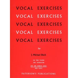 J. Michael Diack: Vocal Exercises On Tone Placing And Enunciation (Low And Medium Voices)