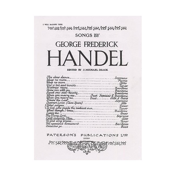 G.F. Handel: I Will Magnify Thee