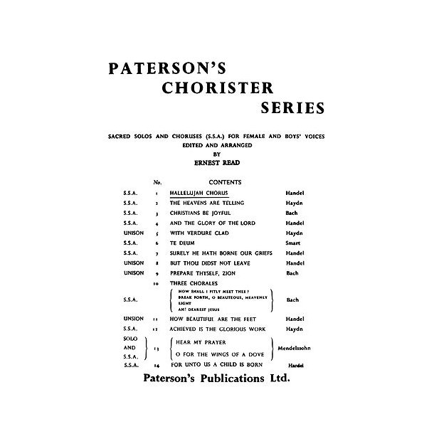 G.F. Handel: Hallelujah Chorus (SSA)