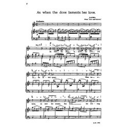 Handel, Gf As When The Dove Laments Her Love Voice/Piano