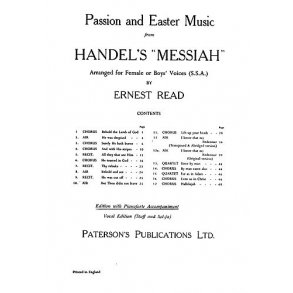 G.F. Handel: Passion And Easter Music From Messiah (SSA)