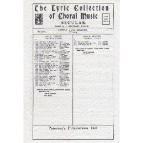 J. Michael Diack: Little Jack Horner (TTBB)