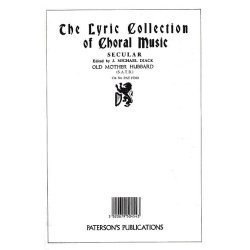 J. Michael Diack/Hely-Hutchinson: Old Mother Hubbard (SATB)