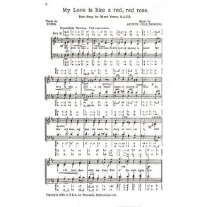 Arthur Collingwood: My Love Is Like A Red, Red Rose