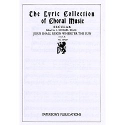 Eric Thiman: Jesus Shall Reign Where'er The Sun