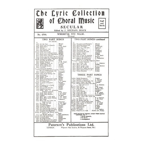 G.F. Handel: Where'er You Walk