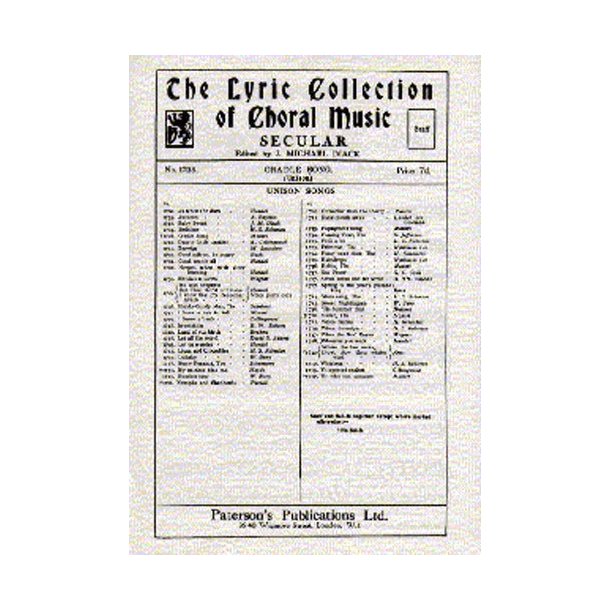 W.A. Mozart: Cradle Song (Unis)