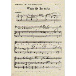 Where The Bee Sucks/Blow, Blow, Thou Winter Wind