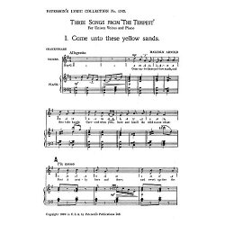 Malcolm Arnold: Three Songs From The Tempest