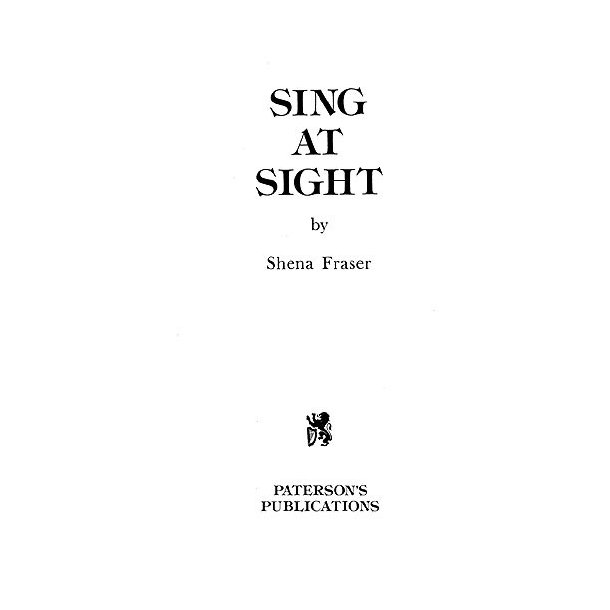 Sing At Sight